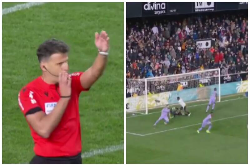 cobró el final segundos antes del gol del Real Madrid.