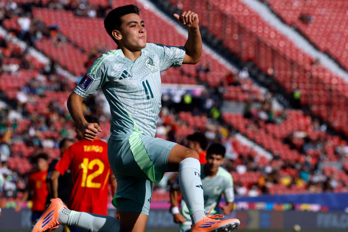 Es la gran figura de México en el Mundial Sub 20 y solo tiene 16 años. Foto: Photosport