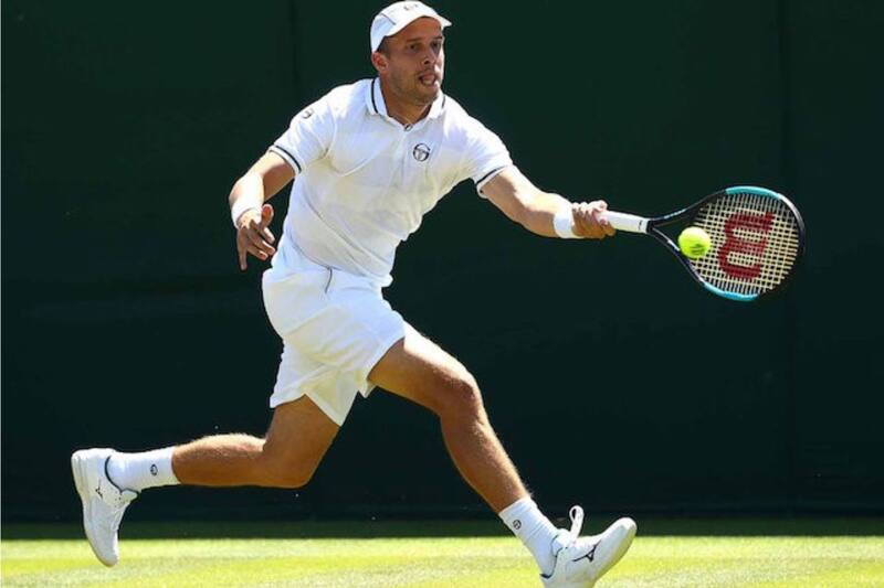 El capitán del Equipo de Copa Davis de Luxemburgo, en sus años en el circuito ATP.