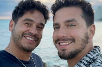 Gino Costa muestra cómo celebró su cumpleaños junto a su familia y su pareja, Miguel Ángel Campos