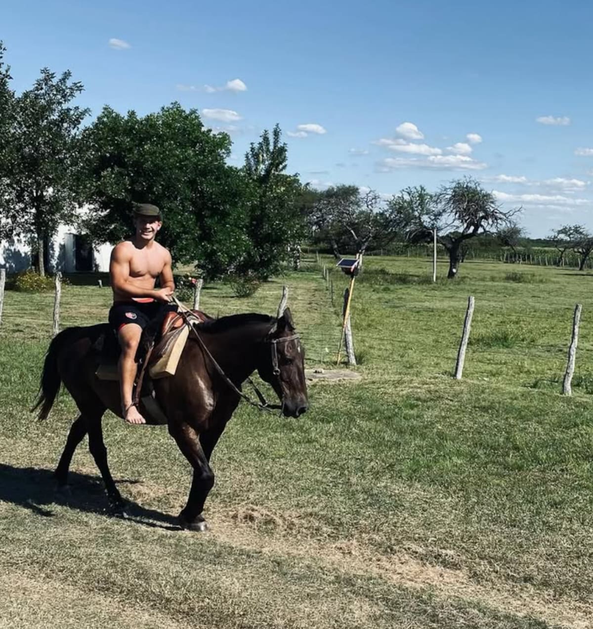 Dejó Rosario para venir a Santiago.