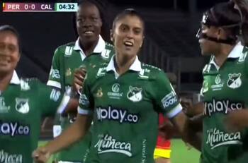 VIDEO | ¡Gol chileno en Colombia! Gisela Pino marca para el Deportivo Cali en los cuartos de final ante Deportivo Pereira