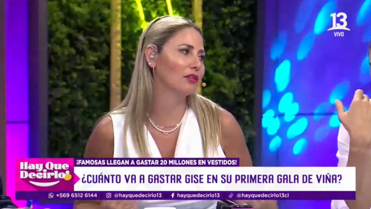 La panelista habló de los gastos que hará pensando en la gala del Festival de Viña 2025.