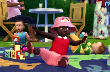 FOTOS | Sims 4: Este glitch hace que los infantes sean monstruos de piernas largas