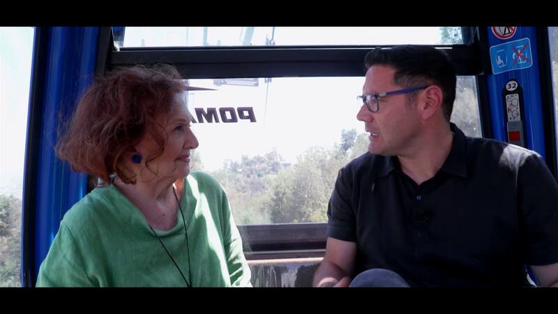 Gloria Münchmeyer convers+o con Pancho Saavedra