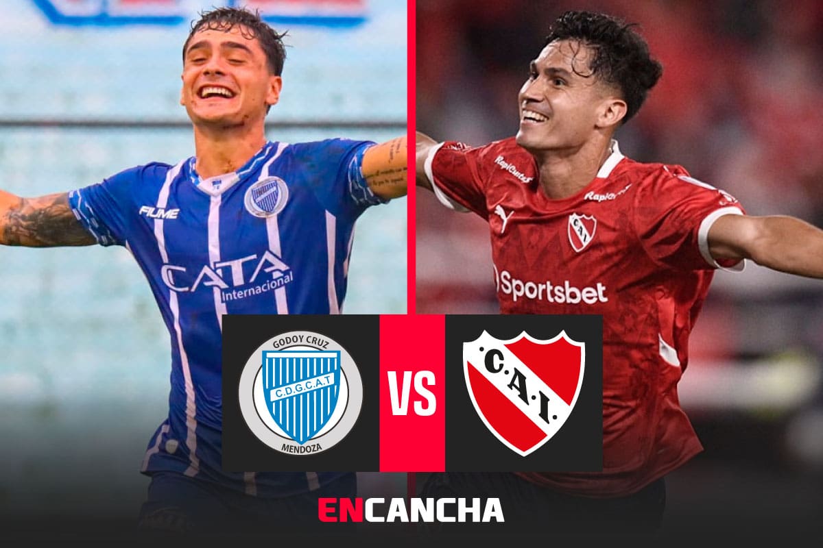 El Rojo visita Mendoza por la undécima fecha de la Liga Profesional Argentina. Foto: Prensa Godoy Cruz e Independiente.