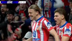 ¡Gol a los 28 segundos! El Atlético sorprende e iguala la llave ante el Real Madrid por Champions