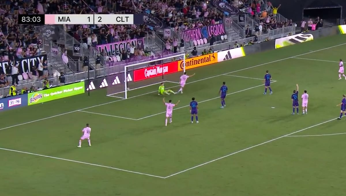 Gol Robbie Robinson en Estados Unidos, Inter Miami