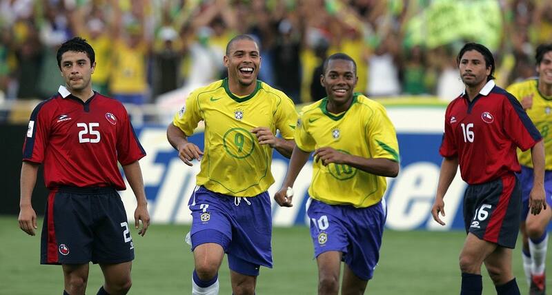 Ronaldo, Robinho y compañía se dieron un baile con La Roja en 2005.