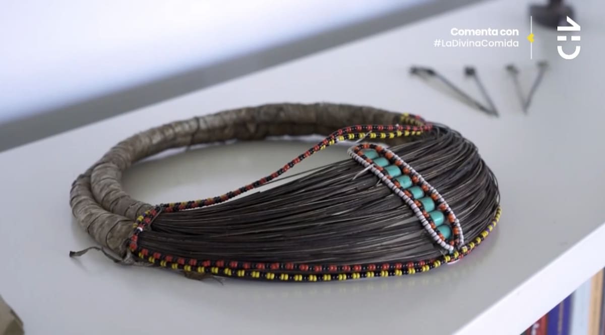 Un collar que se trajo de Sudáfrica.
