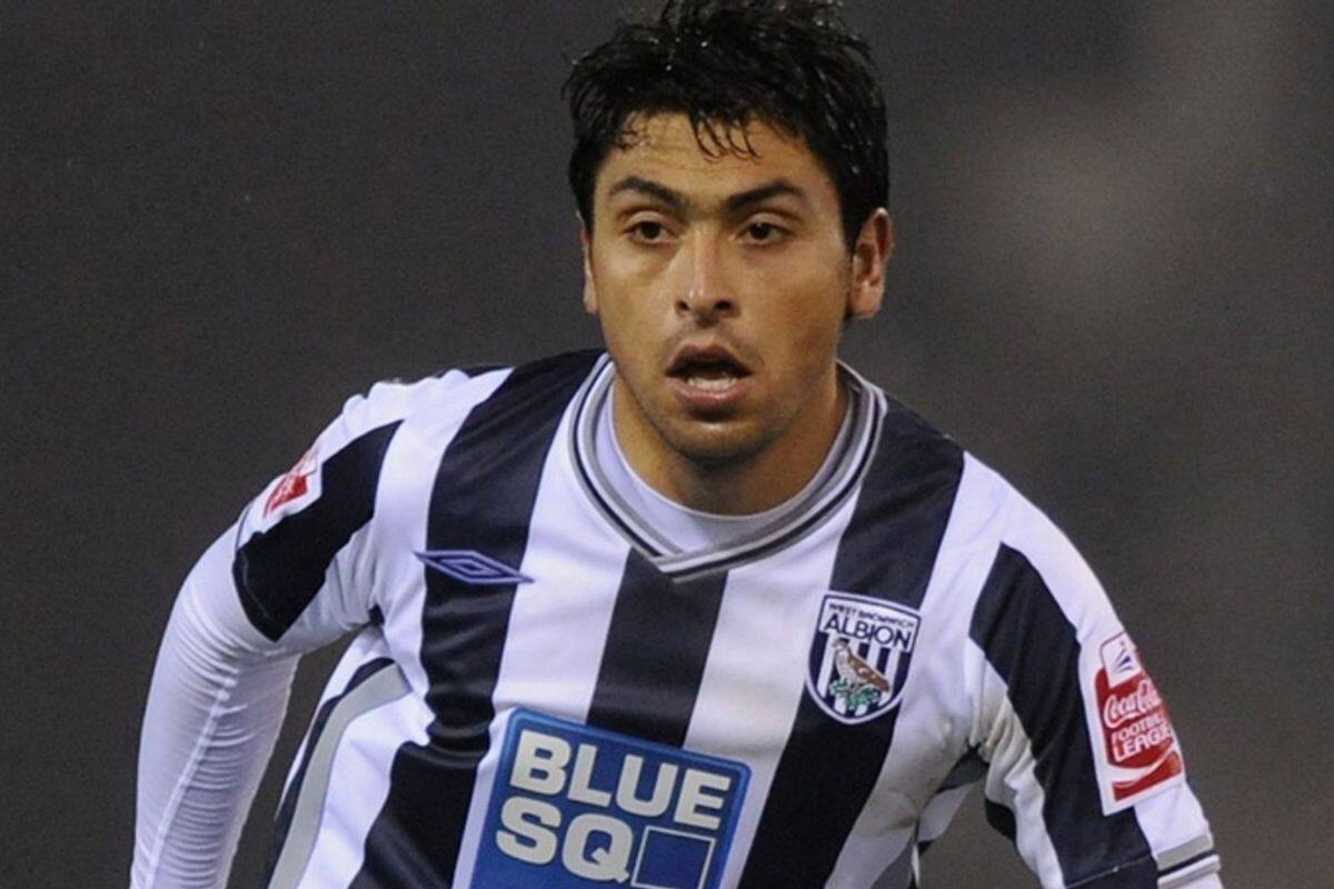 cuando jugaba por el West Bromwich Albion. Foto: Sky Sports.