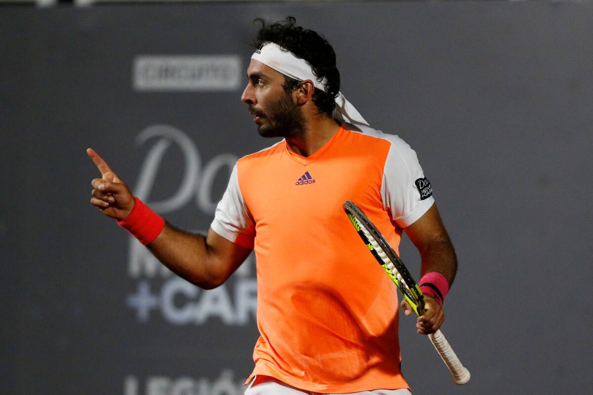 La quinta raqueta nacional tuvo un día de furia tras quedar eliminado en el Challenger de Buenos Aires. (Foto: Agencia Aton)