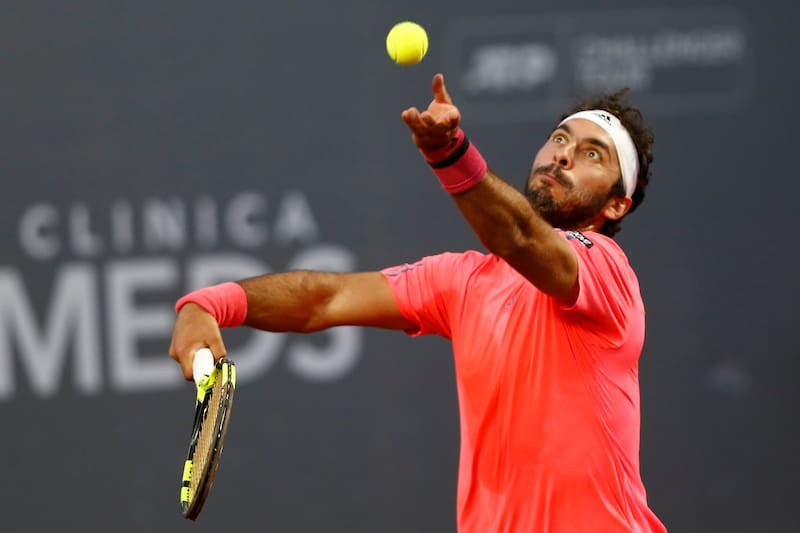 Gonzalo Lama todavía tiene dos puntos en el ranking ATP. Agencia Aton