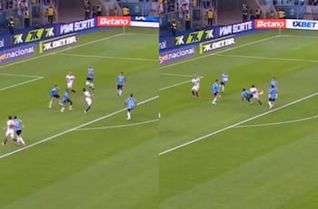 El casi golazo de Gonzalo Tapia en Brasil: pudo cambiar la suerte del Sao Paulo