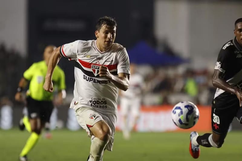 El chileno lleva cuatro goles en el Brasileirao con el Sao Paulo. Foto: Saopaulofc.net
