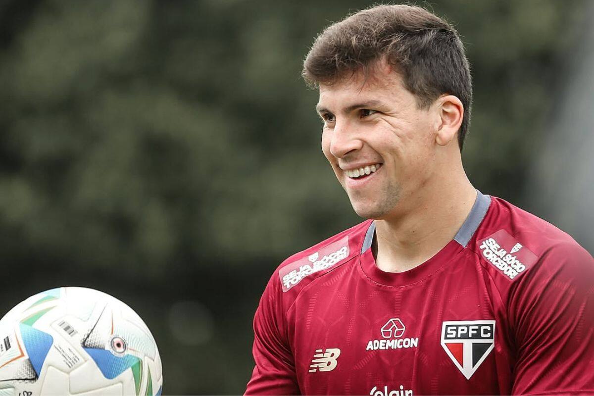 Delantero chileno del Sao Paulo. Foto: Instagram São Paulo.