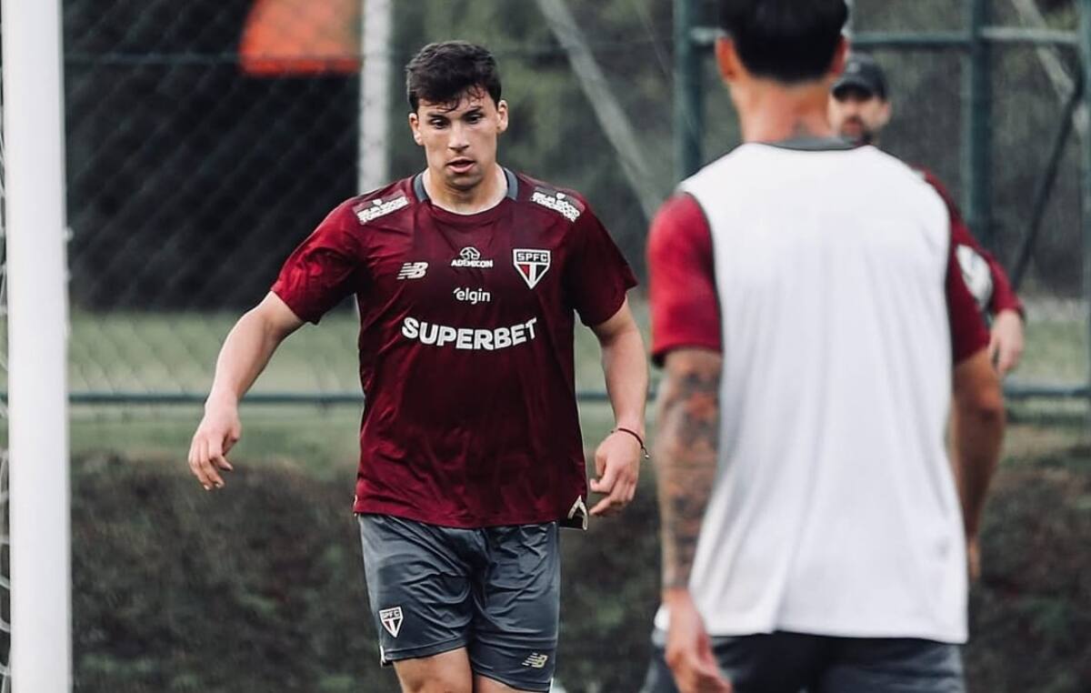 Gonzalo Tapia, delantero chileno del Sao Paulo.