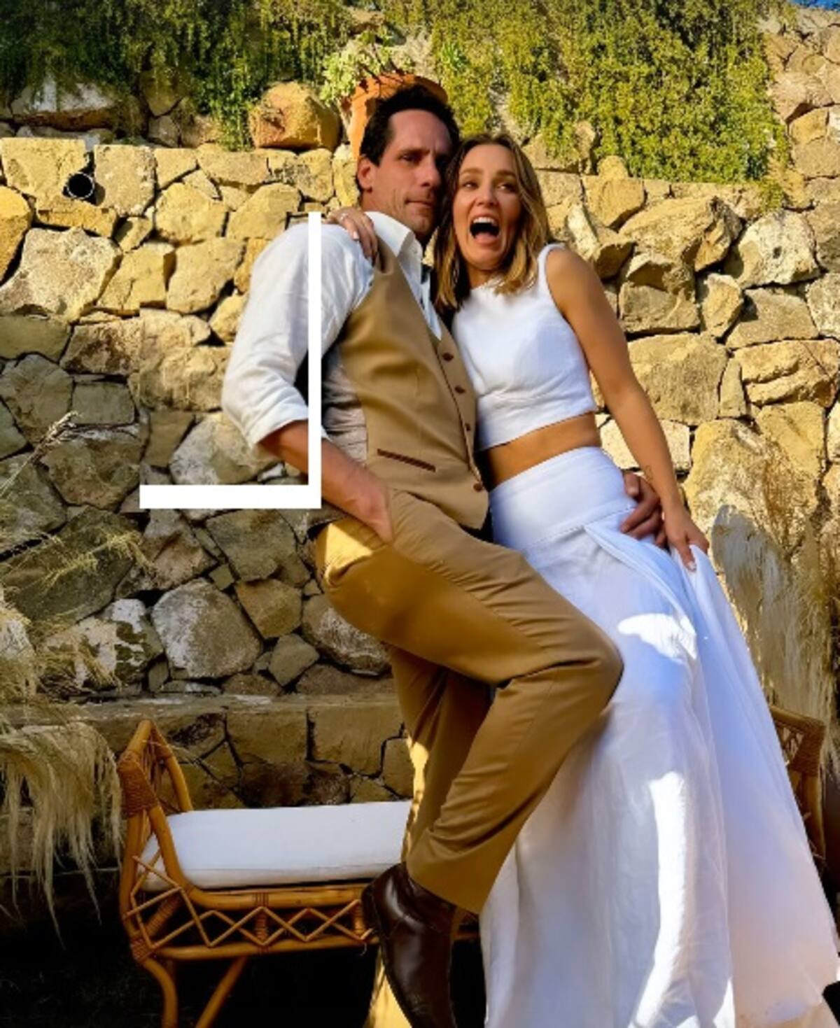 Tita Ureta compartió una foto de los novios. Créditos: Instagram