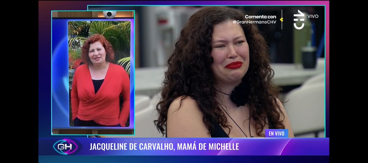 Michelle se emociona con los saludos que le llegaron.