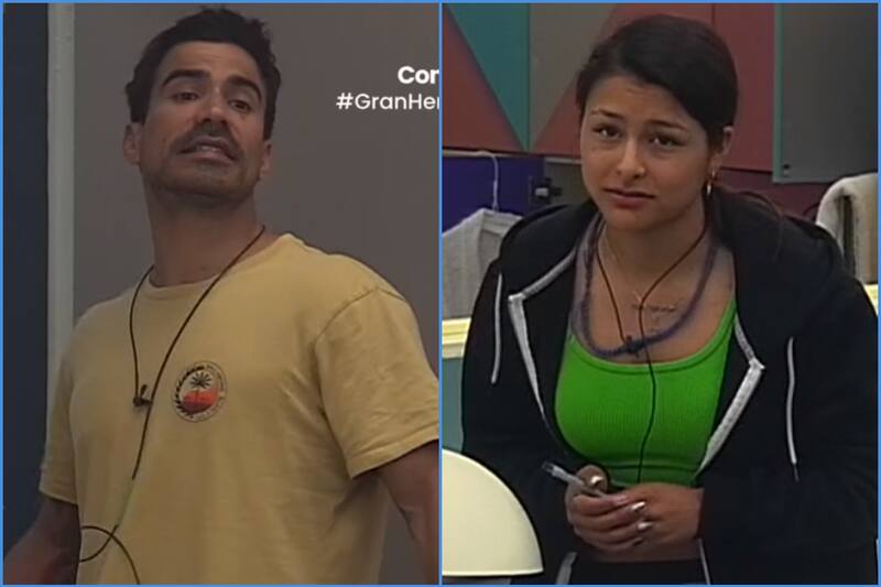 Sebastián Ramírez y Viviana Acevedo en "Gran Hermano" Chile.