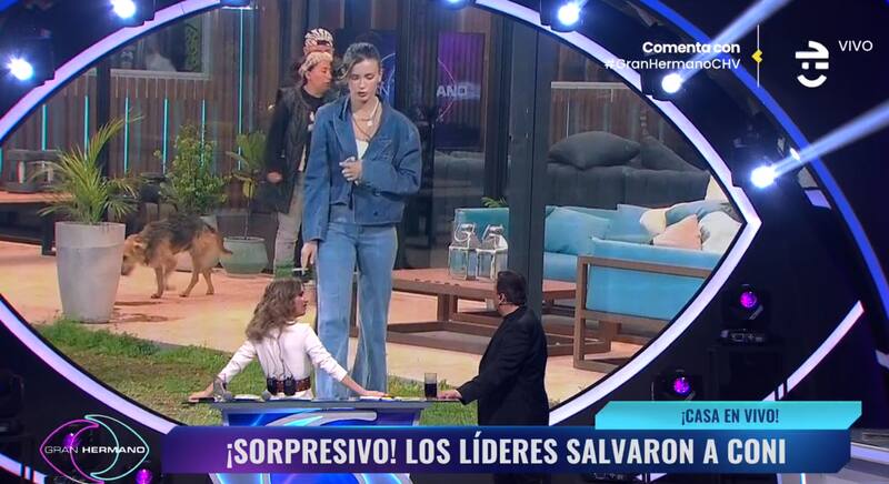 Momento previo al corte de "Gran Hermano" Chile.