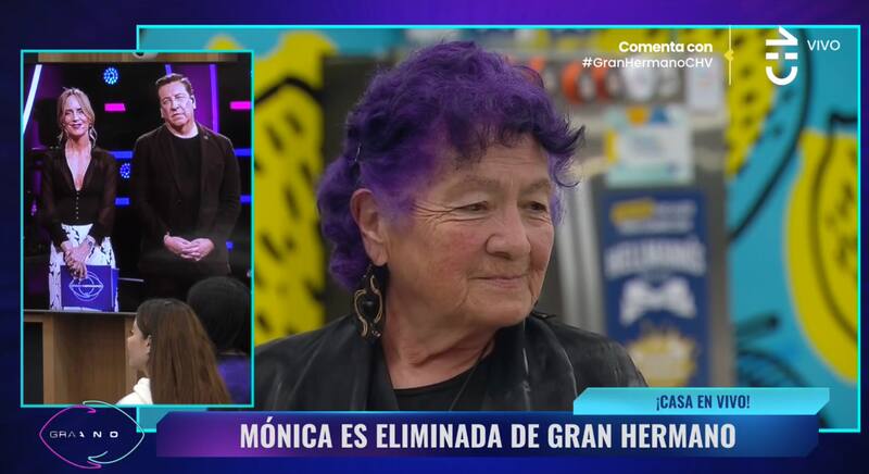 Mónica Ramos, nueva eliminada de "Gran Hermano" Chile.