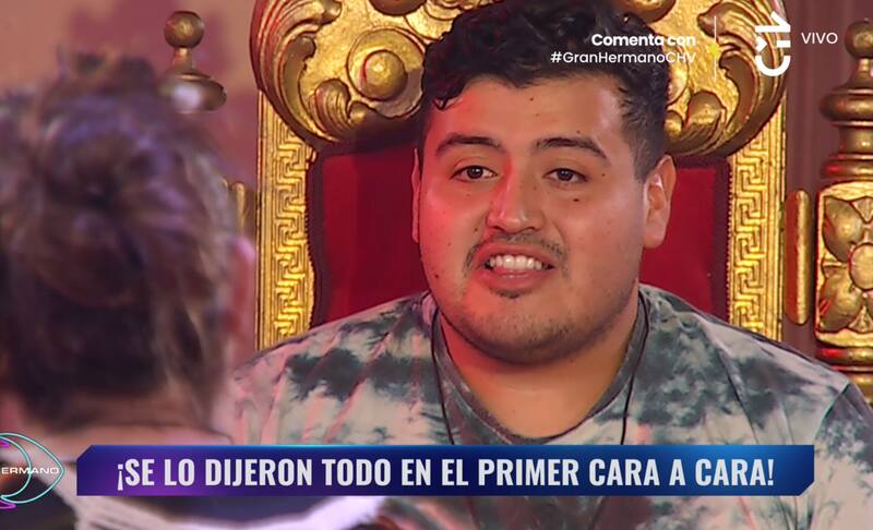 La reacción de Rubén en "Gran Hermano" Chile.