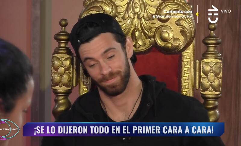 Lucas se emocionó al escuchar las palabras de sus compañeros.
