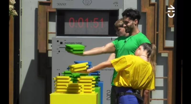 Prueba de líder en "Gran Hermano" Chile. Foto: CHV.
