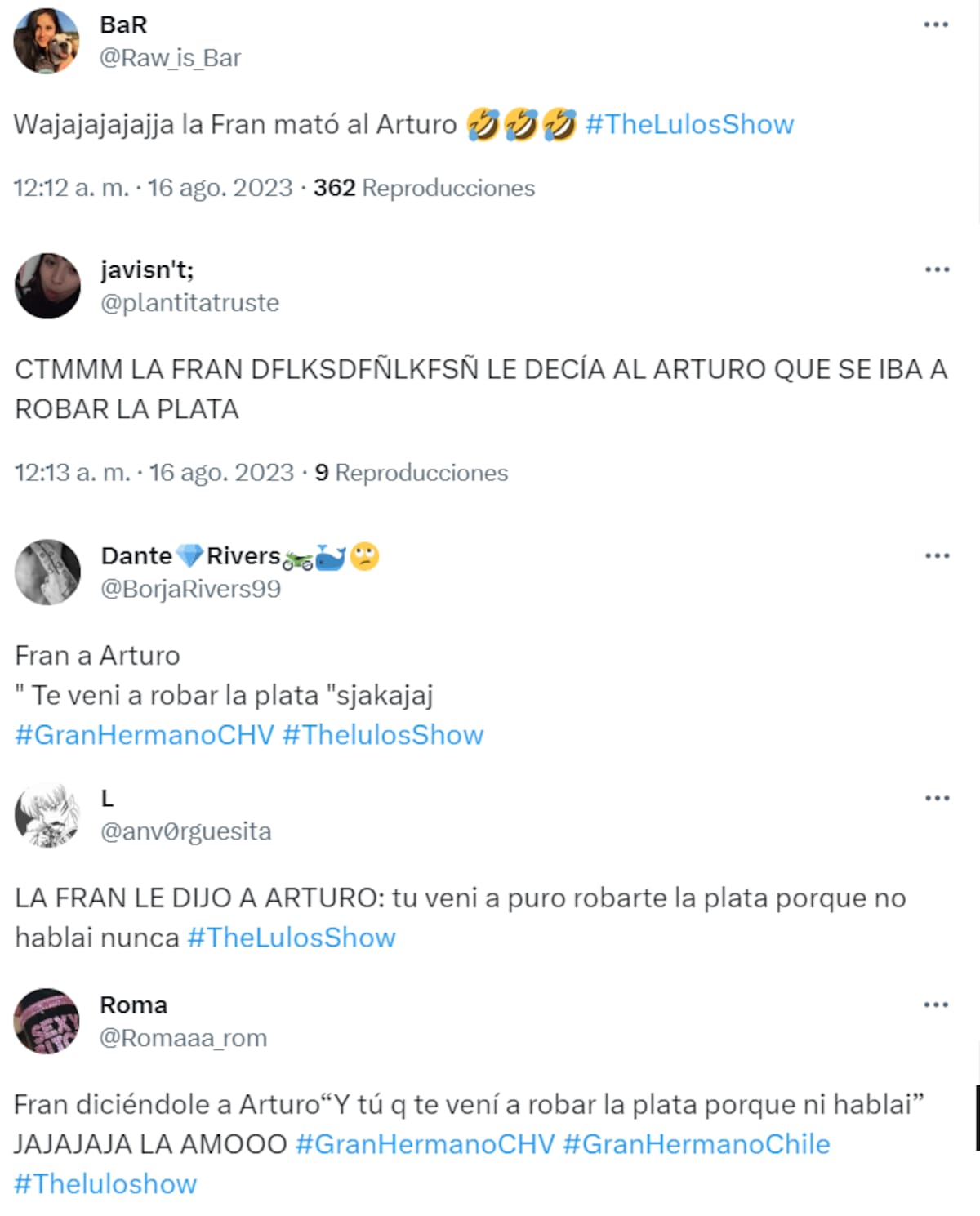 Las reacciones de las declaraciones de Fran García-Huidobro a Arturo Longton.