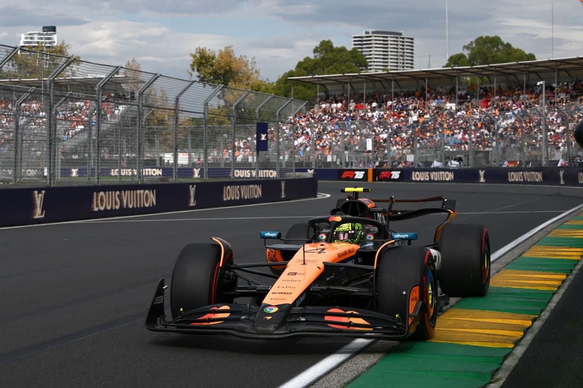 Lando Norris arrancará en el primer lugar. EFE