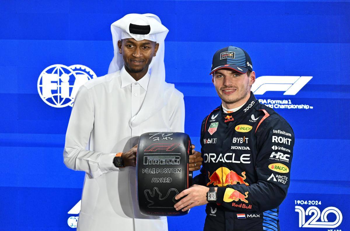 Max Verstappen da la “sorpresa” y saldrá desde pole position en el Gran Premio de Qatar de F1