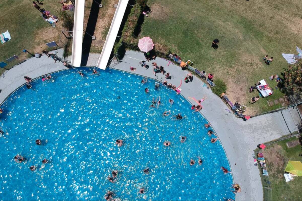 La Granja Educativa de Lonquén además cuenta con un gran balneario para refrescarse durante este verano.