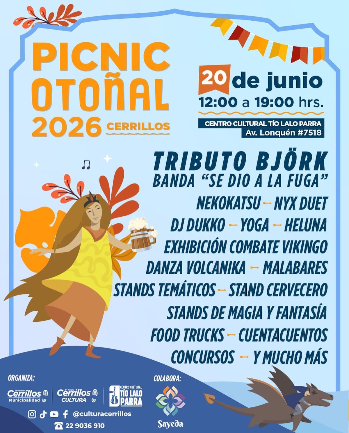 Picnic otoñal. Foto: Instagram.