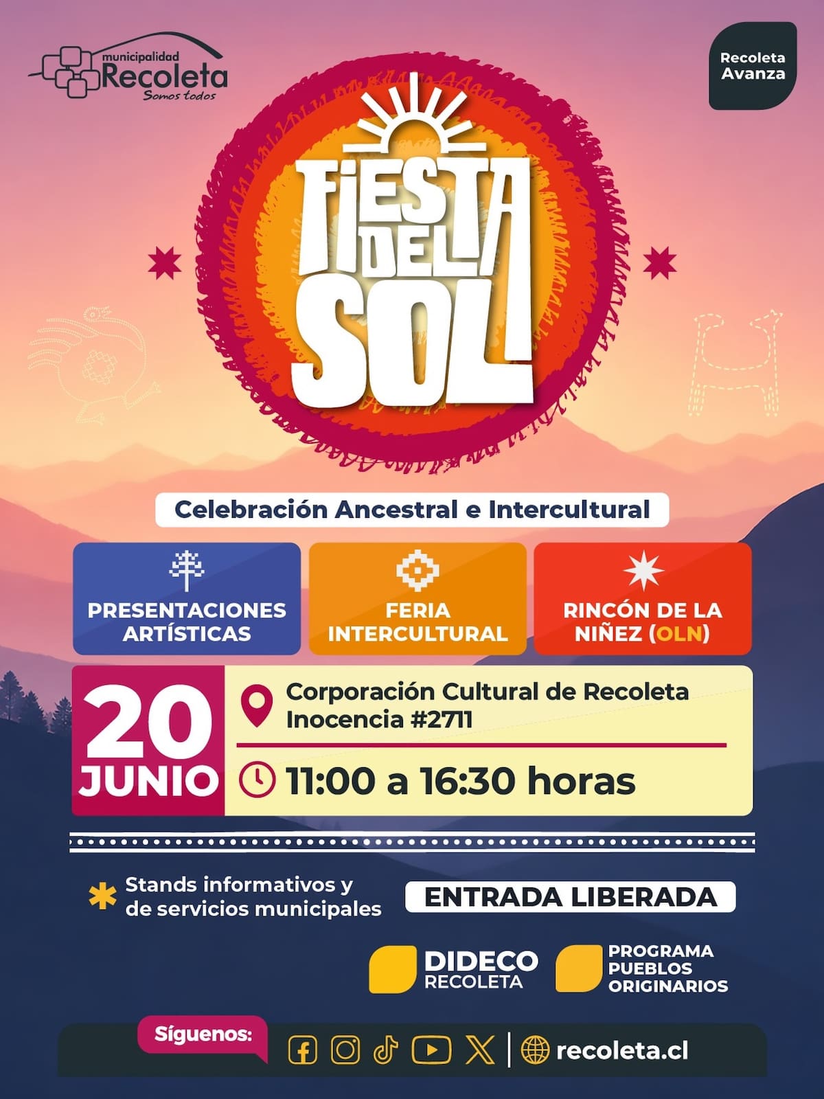 Fiesta del sol. Foto: Instagram.