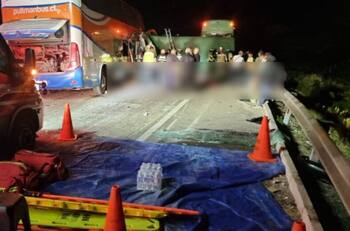 VIDEO| Los momentos posteriores al accidente en la Ruta 5 Norte que dejó al menos seis muertos
