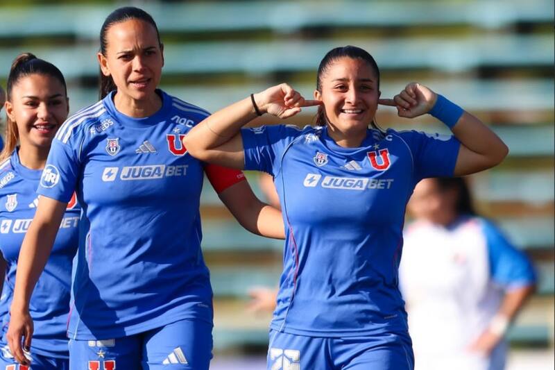 Marcó su primer gol con la camiseta de la U. Foto: @UDECHILE.