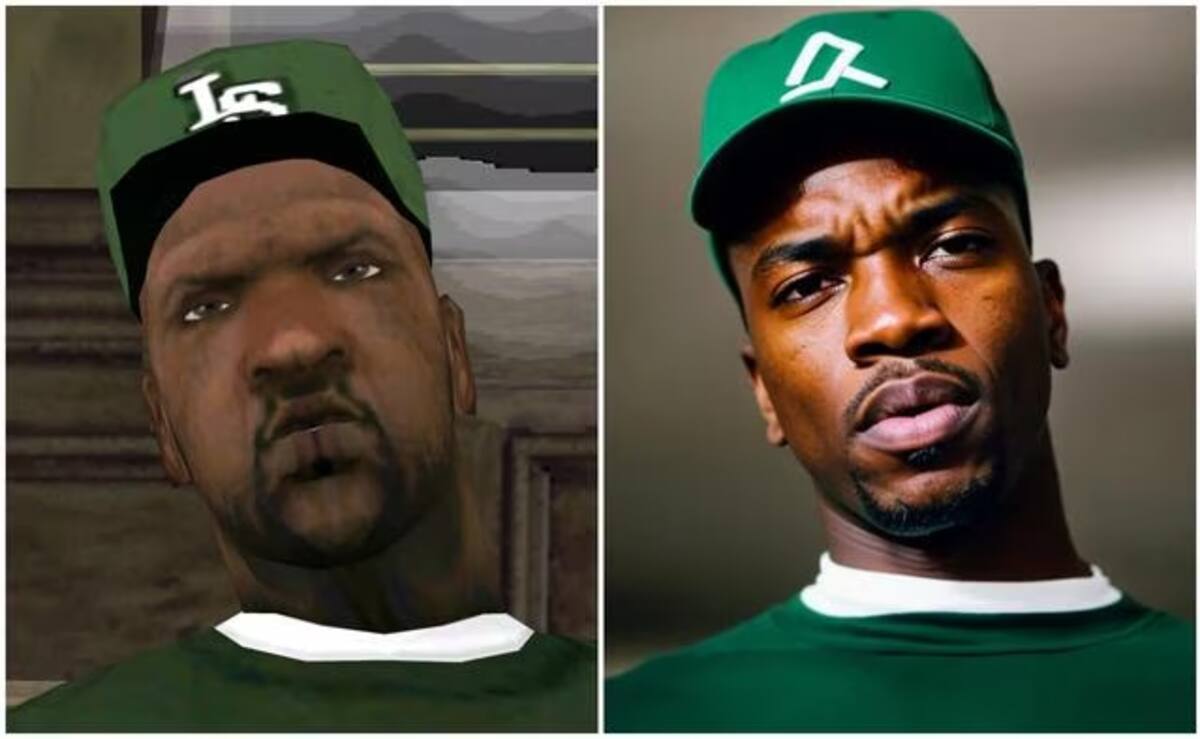 Personas de GTA San Andreas en IA. Créditos: AaronGNP/Reddit