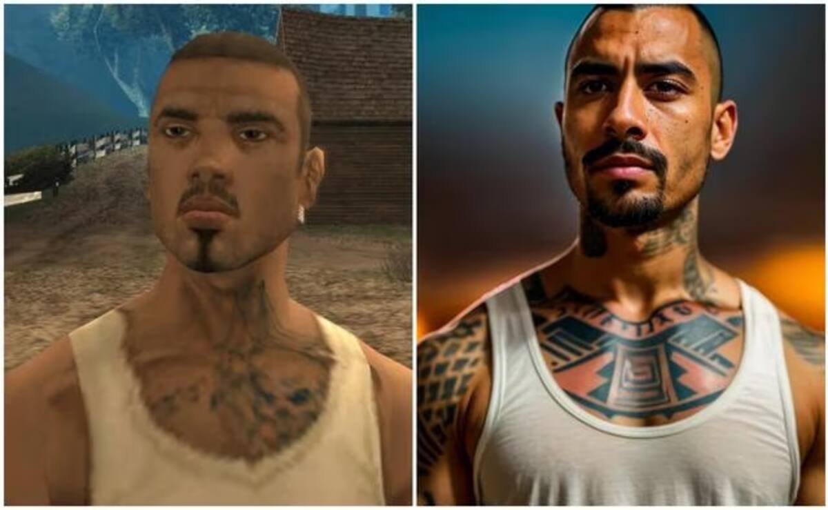 Personas de GTA San Andreas en IA. Créditos: AaronGNP/Reddit