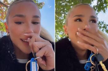 “Soy una ladrona”: El inesperado chascarro de Guarén al intentar abrir su auto