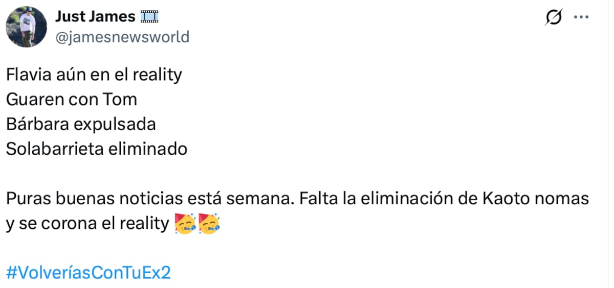 La participante habría tenido un romance con Tom Brusse.