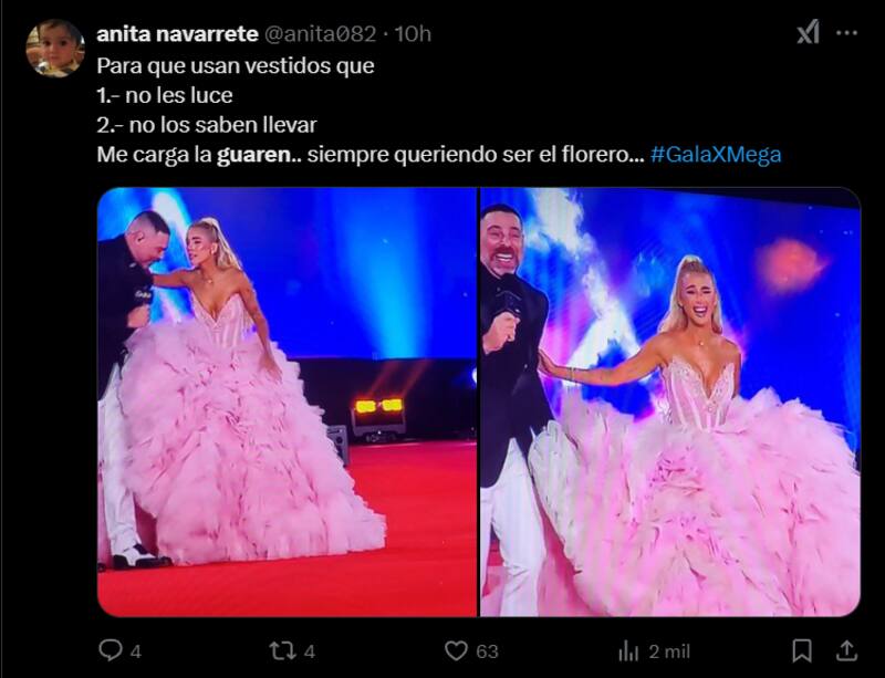 La gente destrozó a la ex chica reality en redes sociales. Créditos Captura: X.