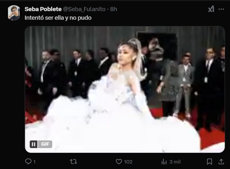 La gente destrozó a la ex chica reality en redes sociales. Créditos Captura: X.