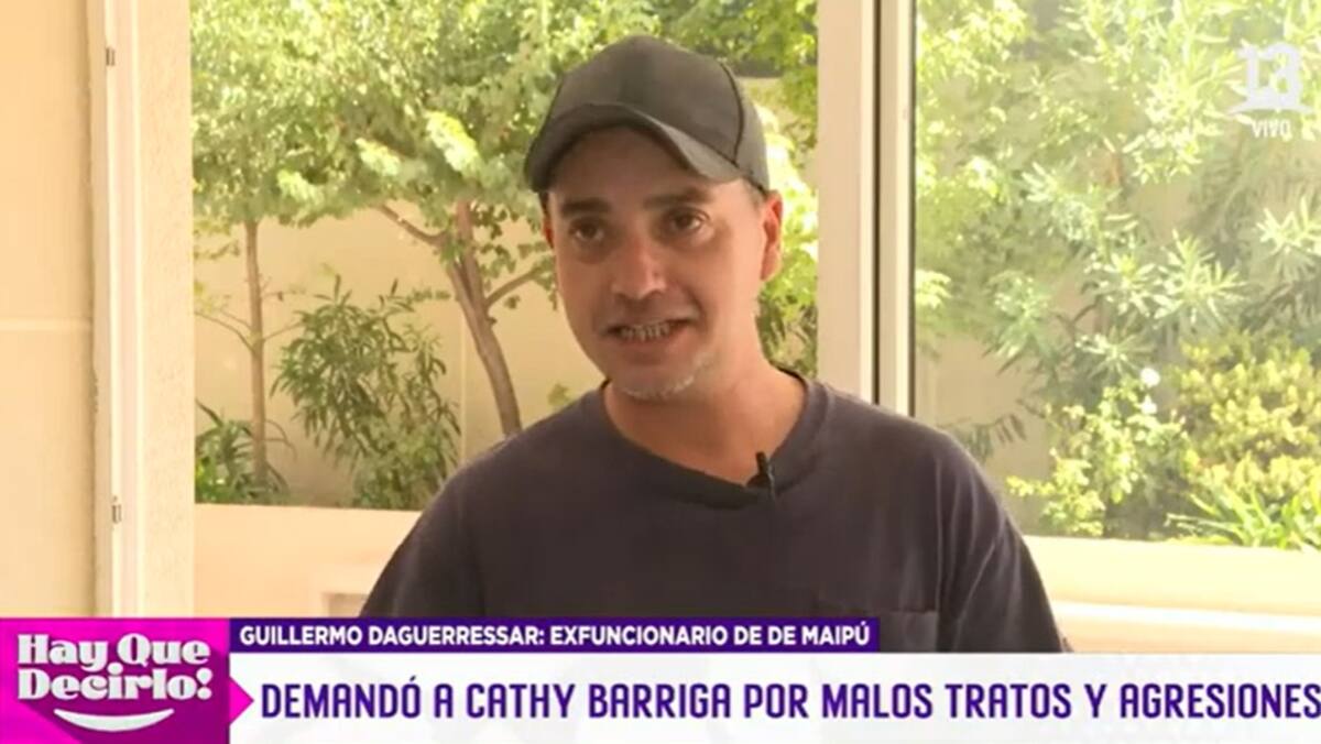 El exfuncionario de la Municipalidad de Maipú tiene una demanda contra Cathy Barriga. Créditos: Captura Canal 13