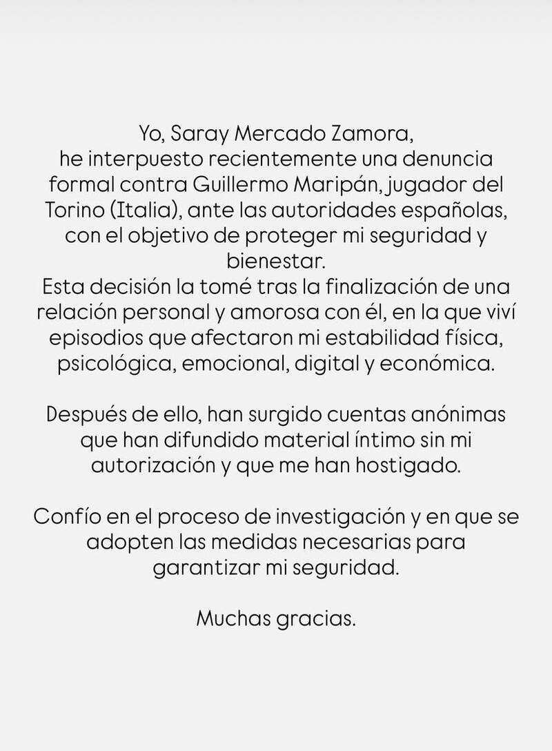 La nueva denuncia que complica su situación.