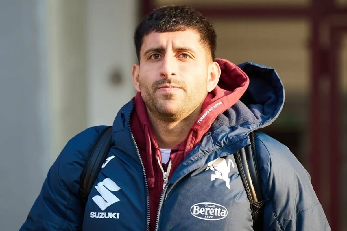 está contento en el Torino.