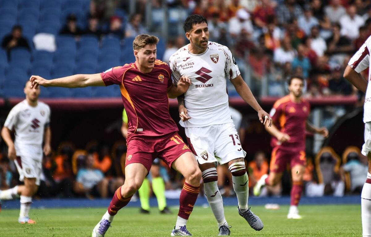se lució contra la Roma. Foto: AS Roma.
