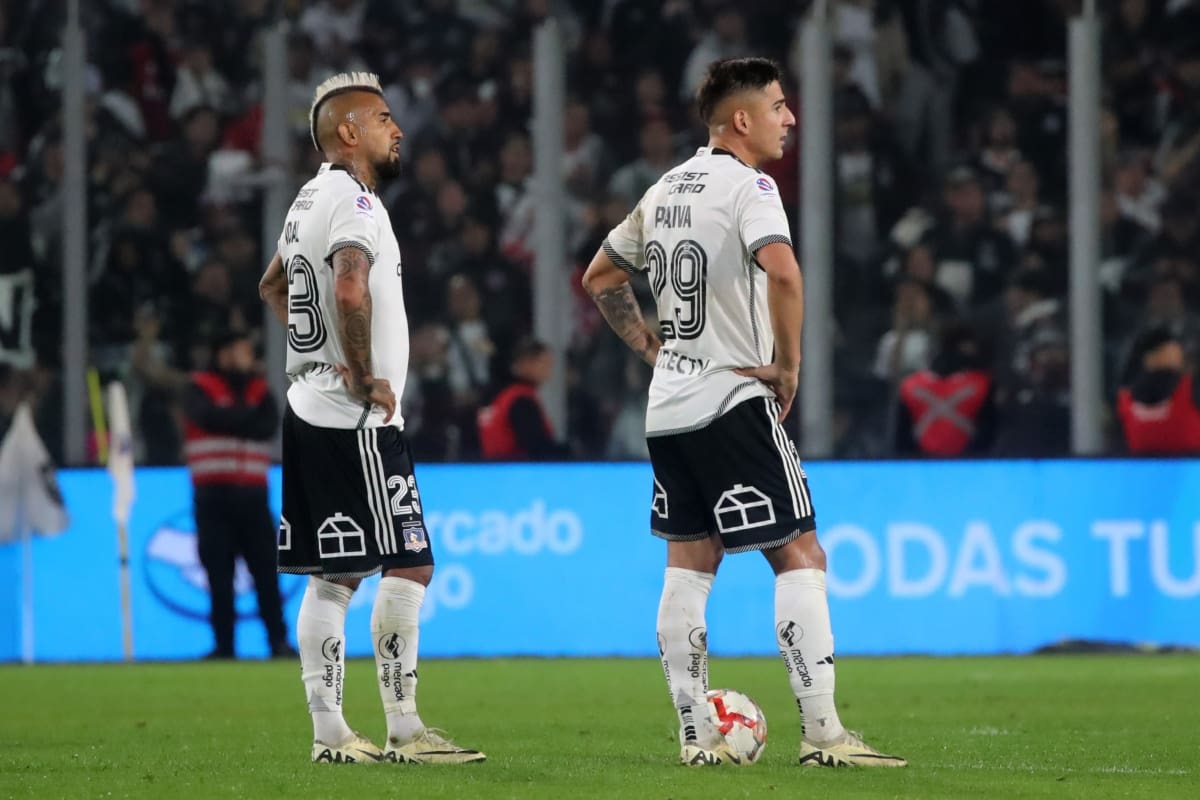 junto a Arturo Vidal en Colo Colo. Foto: Aton.