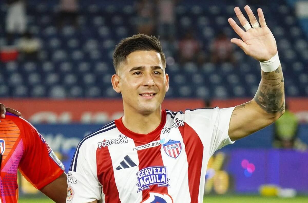 Guillermo Paiva en Junior. Foto: Instagram Guillermo Paiva.