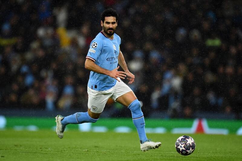 Gundogan jugando con el Manchester City. Foto: EFE.